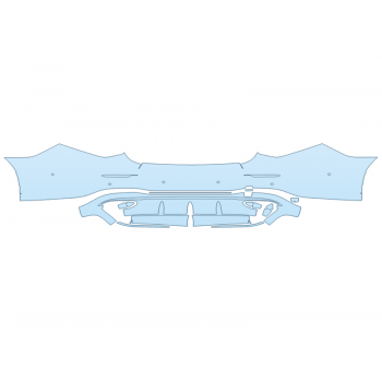 2025 MERCEDES-BENZ S-CLASS S 580 AMG LINE REAR BUMPER W SENSORS