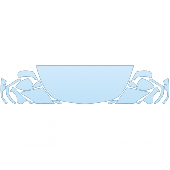 2025 MERCEDES-BENZ SL-CLASS AMG 55 HOOD FENDERS MIRRORS 24 INCH STRAIGHT (WRAPPED EDGES)