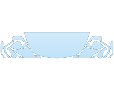 2025 MERCEDES-BENZ SL-CLASS AMG 55 HOOD FENDERS MIRRORS 24 INCH STRAIGHT (WRAPPED EDGES)