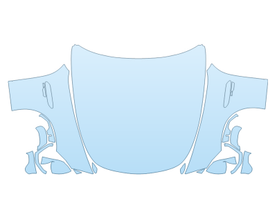 2025 MERCEDES-BENZ SL-CLASS AMG 55 HOOD FENDERS MIRRORS FULL (WRAPPED EDGES)