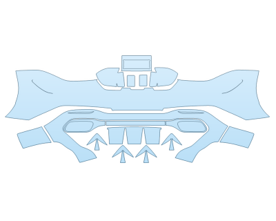 2025 MERCEDES-BENZ SL-CLASS AMG 63 REAR BUMPER
