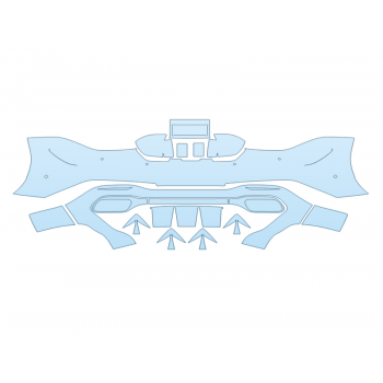 2025 MERCEDES-BENZ SL-CLASS AMG 63 REAR BUMPER W SENSORS