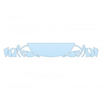 2025 MERCEDES-BENZ SL-CLASS AMG 63 HOOD FENDERS MIRRORS 18 INCH STRAIGHT (WRAPPED EDGES)