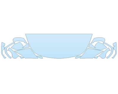 2025 MERCEDES-BENZ SL-CLASS AMG 63 HOOD FENDERS MIRRORS 24 INCH STRAIGHT (WRAPPED EDGES)