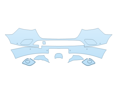 2025 MERCEDES-BENZ SPRINTER CARGO VAN BUMPER W SENSORS