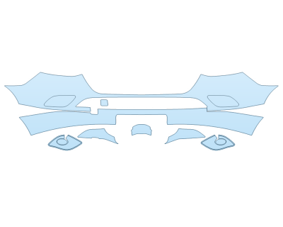 2025 MERCEDES-BENZ SPRINTER CREW VAN BUMPER