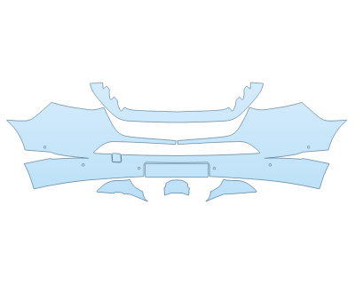 2025 MERCEDES-BENZ SPRINTER CREW VAN BUMPER W SENSORS