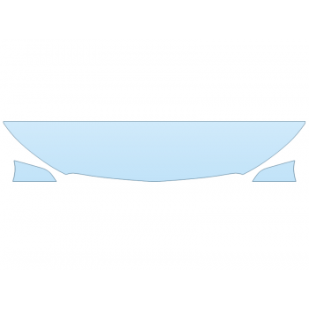 2026 MERCEDES-BENZ SPRINTER CREW VAN HOOD FENDERS 18 INCH STRAIGHT (WRAPPED EDGES)