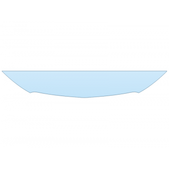 2026 MERCEDES-BENZ SPRINTER PASSENGER VAN HOOD FENDERS 12 INCH STRAIGHT (WRAPPED EDGES)