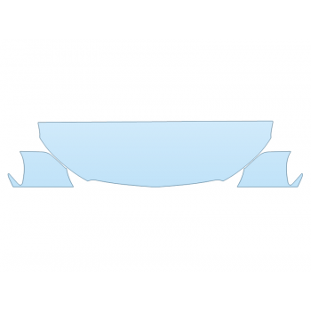 2026 MERCEDES-BENZ SPRINTER PASSENGER VAN HOOD FENDERS 24 INCH STRAIGHT (WRAPPED EDGES)