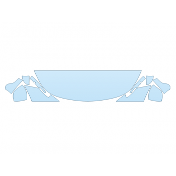 2026 MERCEDES-BENZ AMG GT 2 DOOR 55 HOOD FENDERS MIRRORS 18 INCH STRAIGHT (WRAPPED EDGES)