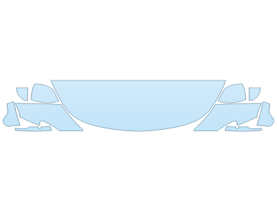 2026 MERCEDES-BENZ AMG GT 2 DOOR 55 HOOD FENDERS MIRRORS 24 INCH STRAIGHT (WRAPPED EDGES)