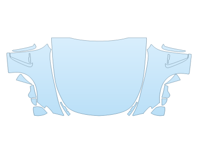 2026 MERCEDES-BENZ AMG GT 2 DOOR 55 HOOD FENDERS MIRRORS FULL (WRAPPED EDGES) SEAMED KIT