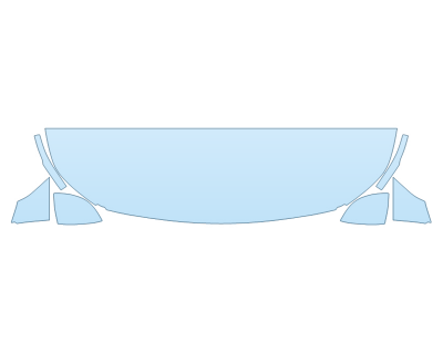 2026 MERCEDES-BENZ CLA-CLASS AMG 35 COUPE HOOD FENDERS MIRRORS 18 INCH STRAIGHT (WRAPPED EDGES)