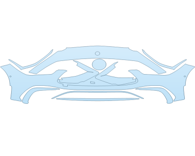 2026 MERCEDES-BENZ CLE-CLASS CABRIOLET AMG CLE 53 BUMPER W SENSORS W/AMG PERF PKG