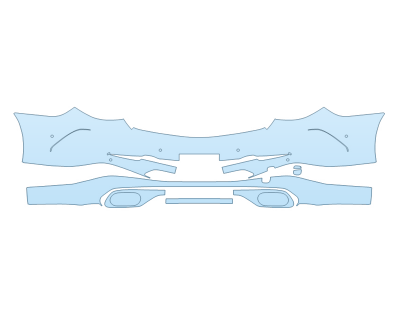 2026 MERCEDES-BENZ CLE-CLASS CABRIOLET AMG CLE 53 REAR BUMPER W SENSORS