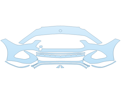 2026 MERCEDES-BENZ CLE-CLASS CABRIOLET CLE 300 4MATIC BUMPER