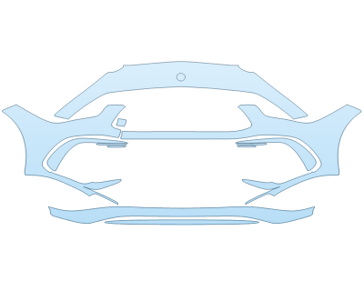 2026 MERCEDES-BENZ CLE-CLASS CABRIOLET CLE 300 4MATIC AMG LINE BUMPER