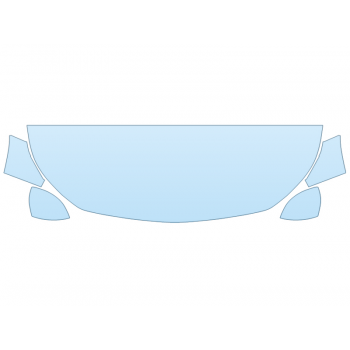 2026 MERCEDES-BENZ CLE-CLASS CABRIOLET CLE 450 4MATIC HOOD FENDERS MIRRORS 24 INCH STRAIGHT (WRAPPED EDGES)