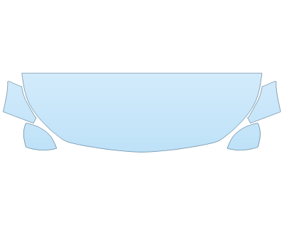 2026 MERCEDES-BENZ CLE-CLASS COUPE CLE 450 4MATIC HOOD FENDERS MIRRORS 24 INCH STRAIGHT (WRAPPED EDGES)