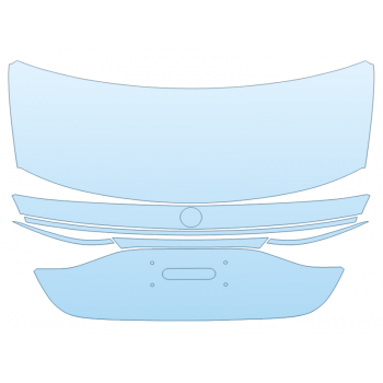 2026 MERCEDES-BENZ E-CLASS SEDAN 350 TRUNK NO BADGING