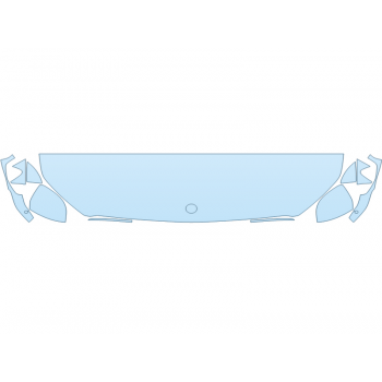 2026 MERCEDES-BENZ E-CLASS SEDAN 450 4MATIC HOOD FENDERS MIRRORS 18 INCH STRAIGHT (WRAPPED EDGES)