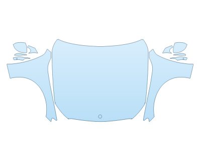 2026 MERCEDES-BENZ E-CLASS WAGON E 450 4MATIC ALL-TERRAIN HOOD FENDERS MIRRORS FULL (WRAPPED EDGES)