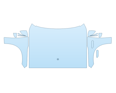 2026 MERCEDES-BENZ EQE-CLASS 320 SUV HOOD FENDERS MIRRORS FULL (WRAPPED EDGES)