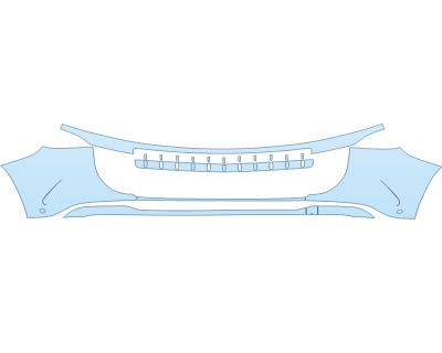 2026 MERCEDES-BENZ GLA-CLASS SUV AMG 35 BUMPER W SENSORS