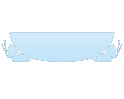 2026 MERCEDES-BENZ GLA-CLASS SUV AMG 35 HOOD FENDERS MIRRORS 24 INCH STRAIGHT (WRAPPED EDGES)