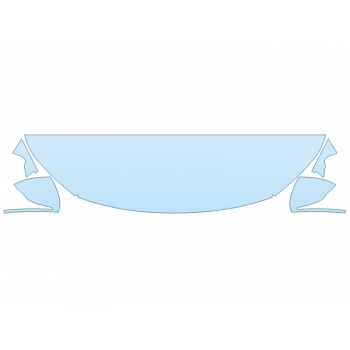 2026 MERCEDES-BENZ GLB-CLASS AMG LINE HOOD FENDERS MIRRORS 18 INCH STRAIGHT (WRAPPED EDGES)