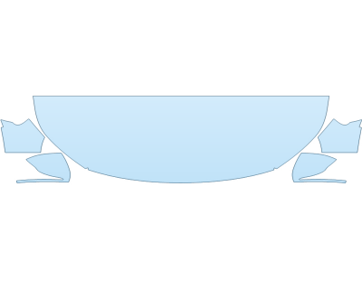 2026 MERCEDES-BENZ GLB-CLASS AMG LINE HOOD FENDERS MIRRORS 24 INCH STRAIGHT (WRAPPED EDGES)