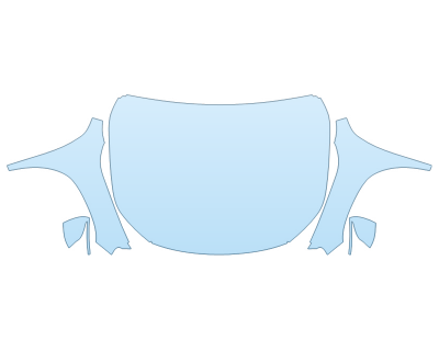 2026 MERCEDES-BENZ GLB-CLASS AMG LINE HOOD FENDERS MIRRORS FULL (WRAPPED EDGES)