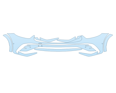 2026 MERCEDES-BENZ GLC-CLASS 300 SUV AMG LINE BUMPER W SENSORS