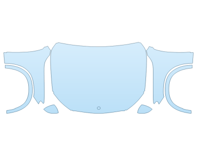 2026 MERCEDES-BENZ GLC-CLASS 300 SUV AMG LINE HOOD FENDERS MIRRORS FULL (WRAPPED EDGES)