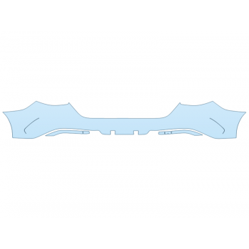 2026 MERCEDES-BENZ GLC-CLASS AMG 43 COUPE REAR BUMPER