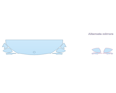 2026 MERCEDES-BENZ GLC-CLASS AMG 43 COUPE HOOD FENDERS MIRRORS 24 INCH STRAIGHT (WRAPPED EDGES) 2026 MERCEDES-BENZ GLC-CLASS AMG 43 COUPE HOOD FENDERS MIRRORS 24 INCH STRAIGHT (WRAPPED EDGES)