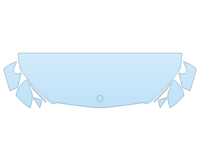 2026 MERCEDES-BENZ GLE-CLASS SUV 450E 4MATIC HOOD FENDERS MIRRORS 24 INCH STRAIGHT (WRAPPED EDGES)