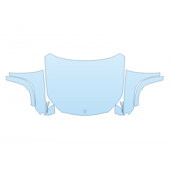 2026 MERCEDES-BENZ GLS-CLASS GLS 450 HOOD FENDERS MIRRORS FULL (WRAPPED EDGES)