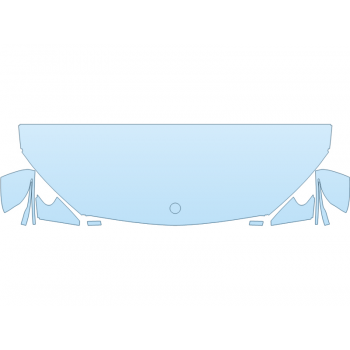 2026 MERCEDES-BENZ GLS-CLASS GLS 450 AMG LINE HOOD FENDERS MIRRORS 24 INCH STRAIGHT (WRAPPED EDGES)