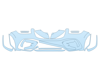 2026 MERCEDES-BENZ GLS-CLASS GLS 580 BUMPER W/RELIEF CUT 2026 MERCEDES-BENZ GLS-CLASS GLS 580 BUMPER W/RELIEF CUT