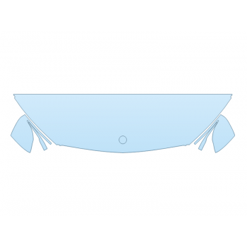 2026 MERCEDES-BENZ GLS-CLASS GLS 580 HOOD FENDERS MIRRORS 18 INCH STRAIGHT (WRAPPED EDGES)