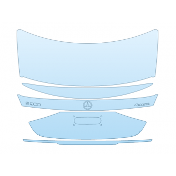 2026 MERCEDES-BENZ S-CLASS S 580 AMG LINE FULL TRUNK SPOILER W BADGES