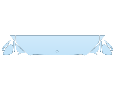 2026 MERCEDES-BENZ S-CLASS S 580E AMG LINE HOOD FENDERS MIRRORS 18 INCH STRAIGHT (WRAPPED EDGES)