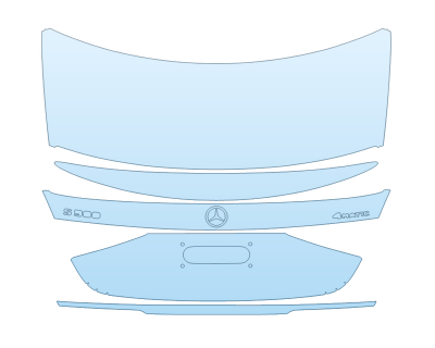 2026 MERCEDES-BENZ S-CLASS S 580E AMG LINE FULL TRUNK SPOILER W BADGES