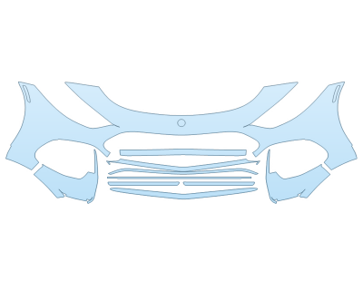 2026 MERCEDES-BENZ SL-CLASS AMG 55 BUMPER
