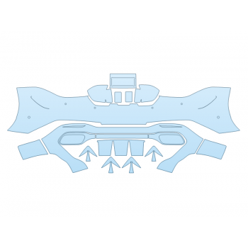 2026 MERCEDES-BENZ SL-CLASS AMG 55 REAR BUMPER W SENSORS