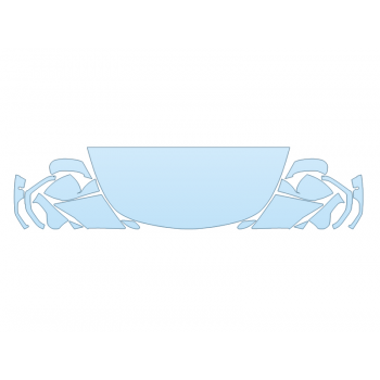 2026 MERCEDES-BENZ SL-CLASS AMG 55 HOOD FENDERS MIRRORS 24 INCH STRAIGHT (WRAPPED EDGES)