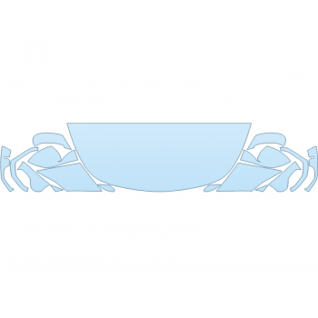 2026 MERCEDES-BENZ SL-CLASS AMG 63 HOOD FENDERS MIRRORS 24 INCH STRAIGHT (WRAPPED EDGES)