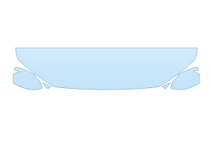 2027 HONDA CR-V SPORT TOURING HYBRID HOOD FENDERS MIRRORS 18 INCH STRAIGHT (WRAPPED EDGES)